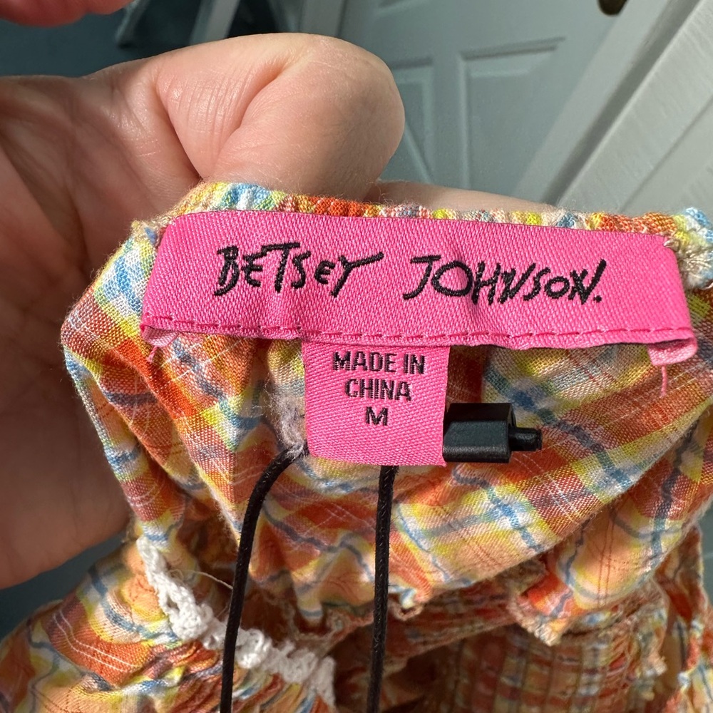 BETSEY JOHNSON Womens Orange  Dress Size M NWT - Picture 11 of 11